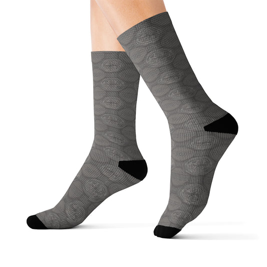 Psi Symbol Greek Inspired Sock